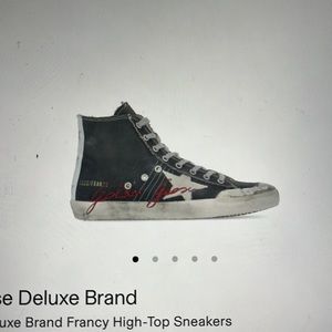 Golden Goose Italian Size 36 Hight Tops grey super comfortable